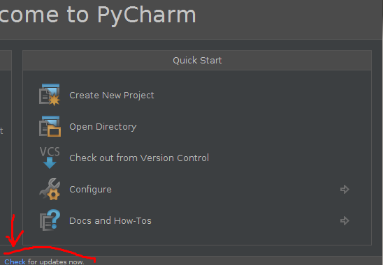 update pycharm